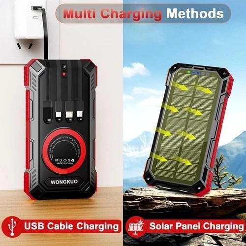 Solar Charger Power Bank - 49800mAh Solar Charger with USB-C - photo 5