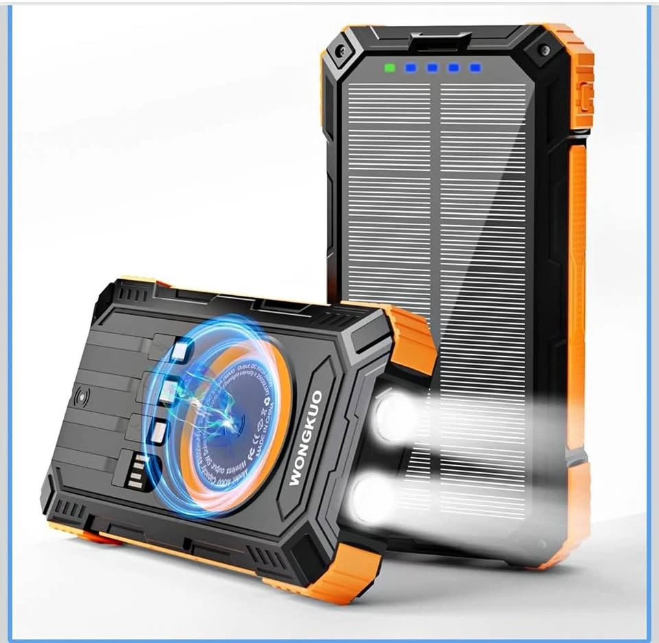 Solar Charger Power Bank - 49800mAh Solar Phone Charger w