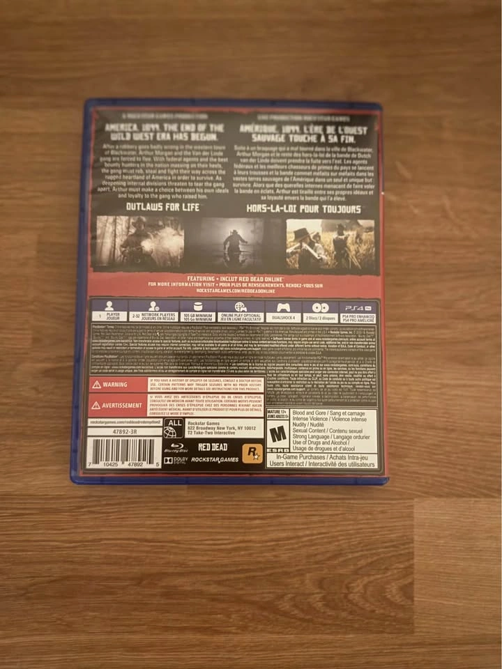 Red Dead Redemption 2 - Great Condition - photo 2