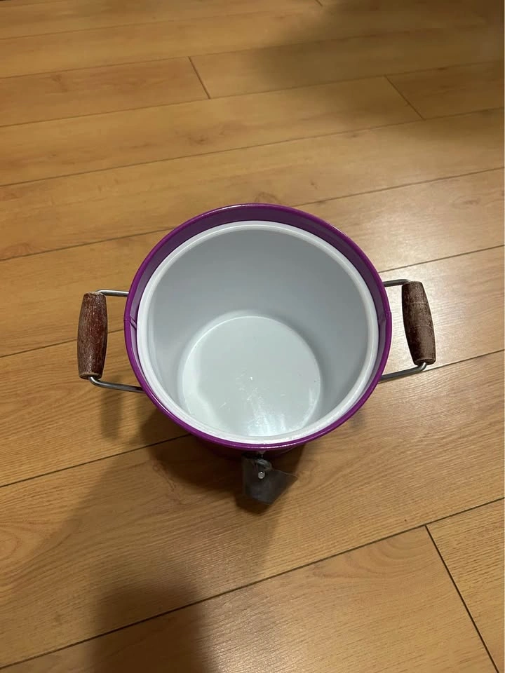 Purple Ice Bucket with Metal Scoop - photo 2