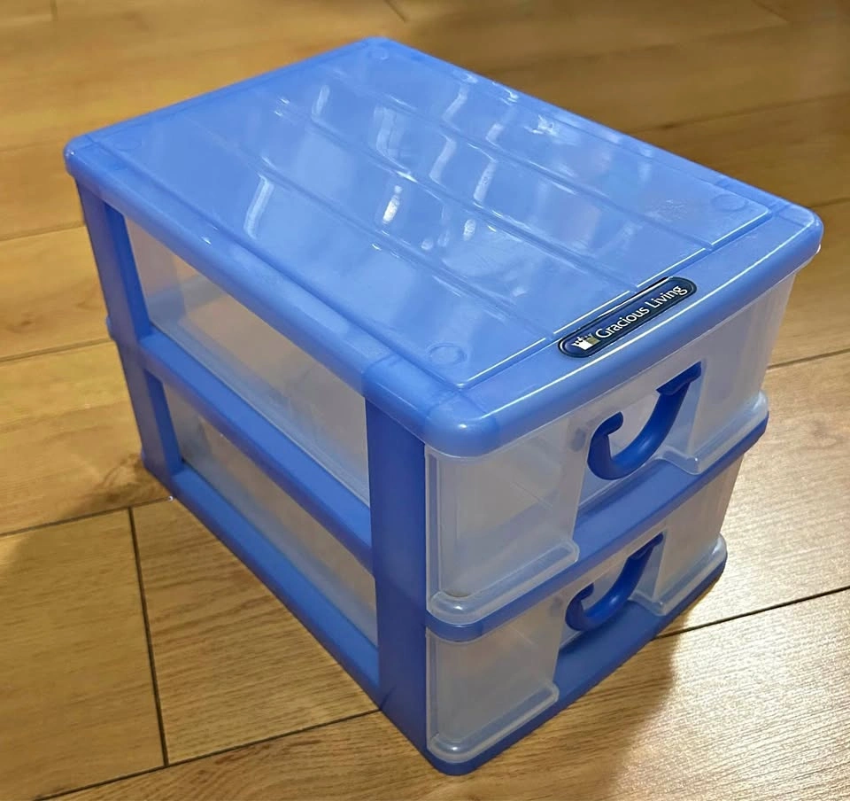 Gracious Living 2-Drawer Mini Chest Desk Organizer