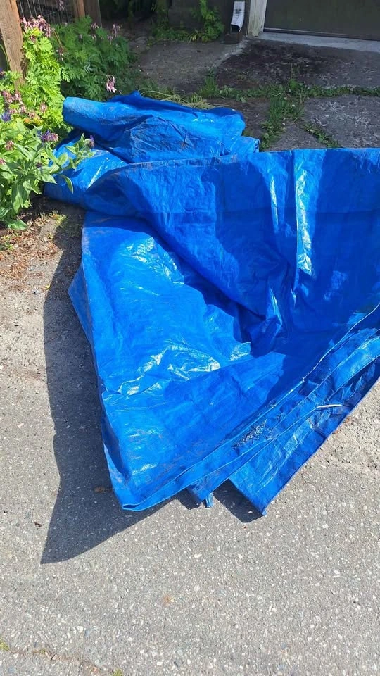 Used nylon tarp - photo 2