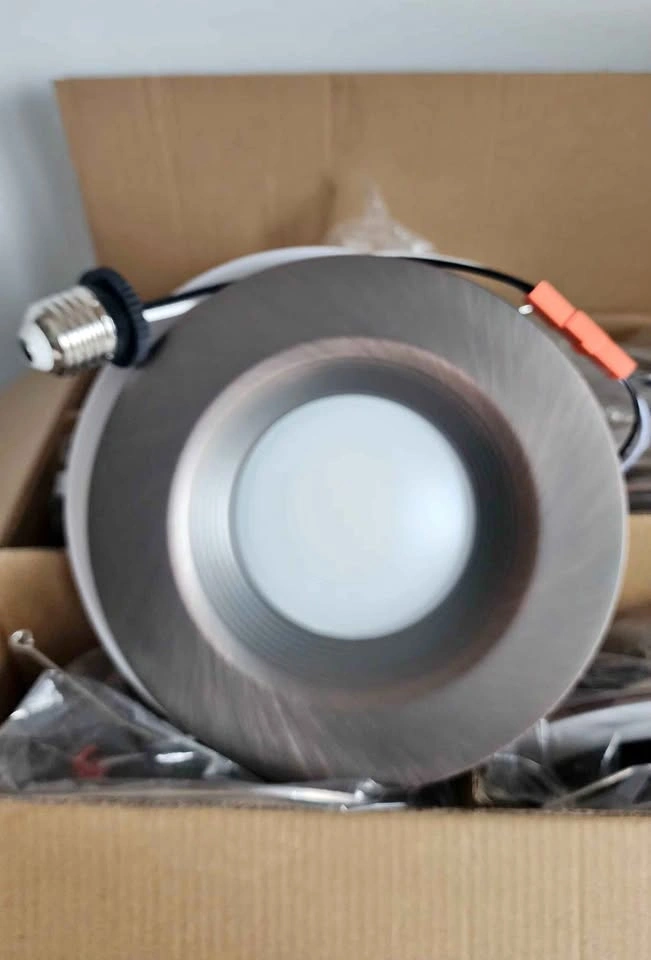 12-pack 5/6-inch LED Retrofit Downlights w/ Adjustable Color