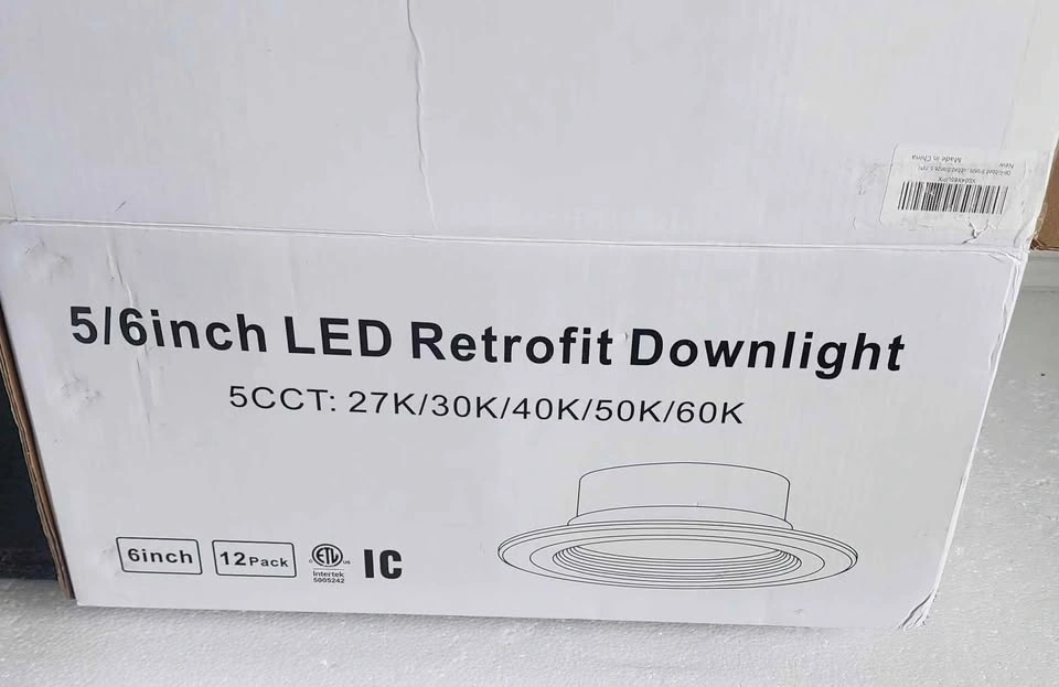 12-pack 5/6-inch LED Retrofit Downlights w/ Adjustable Color - photo 5