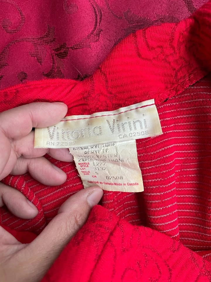 Vittoria Virini Red Form-Fitting Dress - photo 4