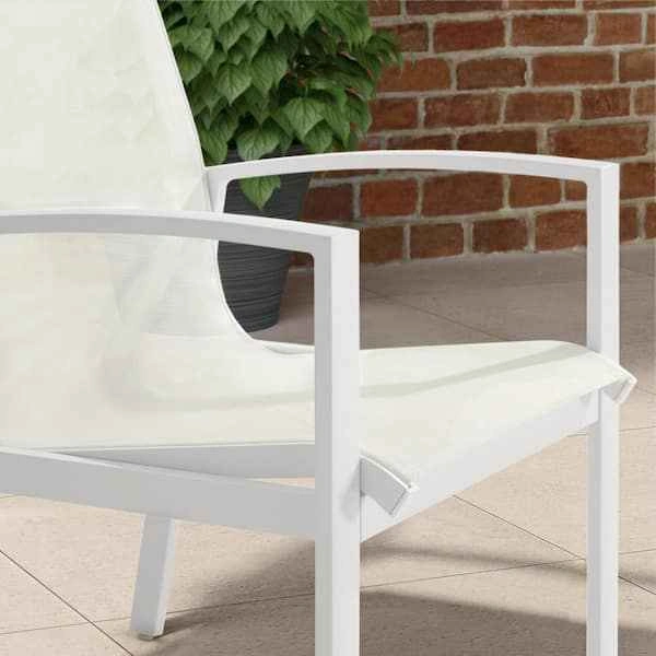 Summer Entertaining! NEW White Commercial Grade Outdoor Dining C - photo 5