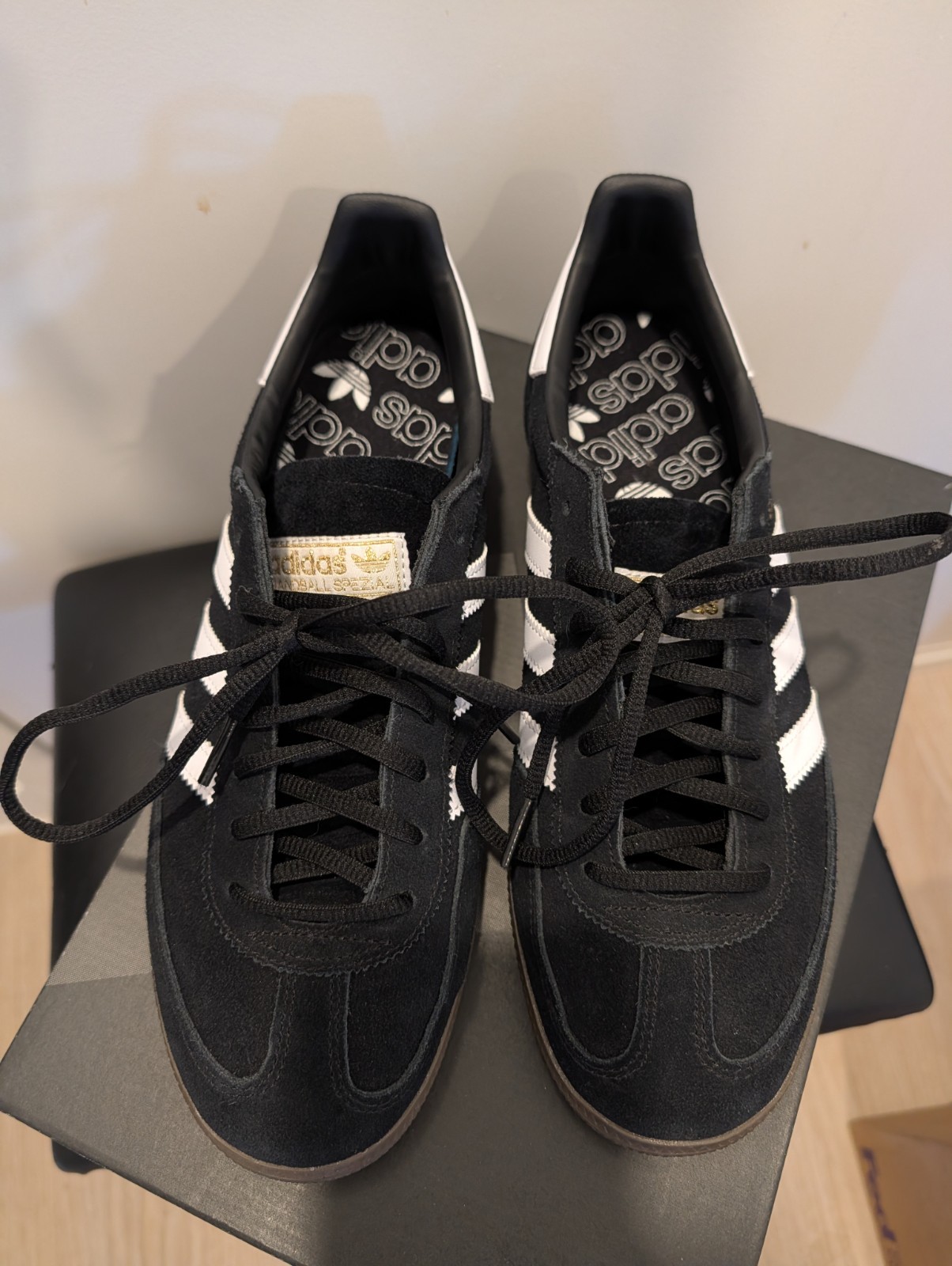 Size 9 - adidas Handball Spezial Black White - photo 2
