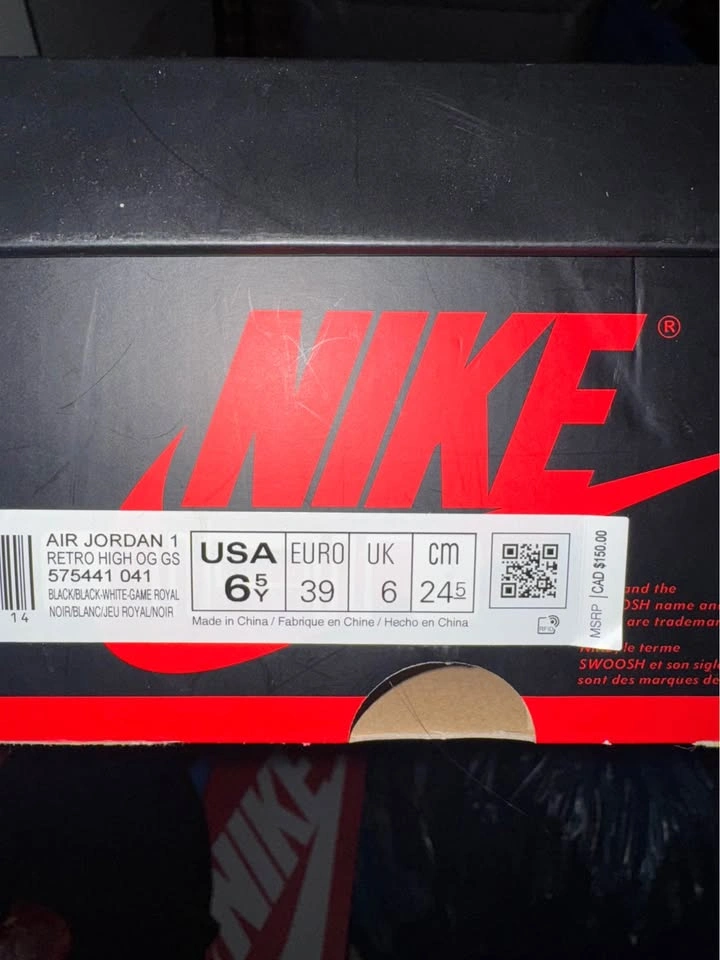 Jordan 1 Royal Toe - photo 5