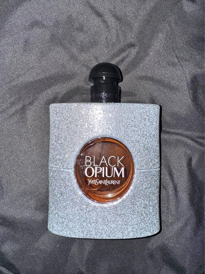 Limited edition glitter black opium