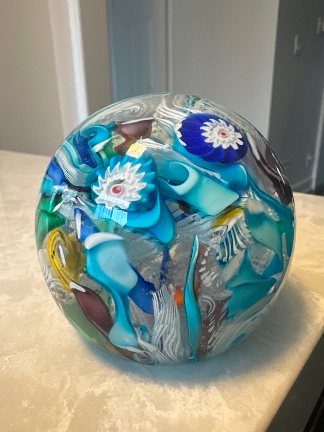Murano Vintage Art Glass Paperweight