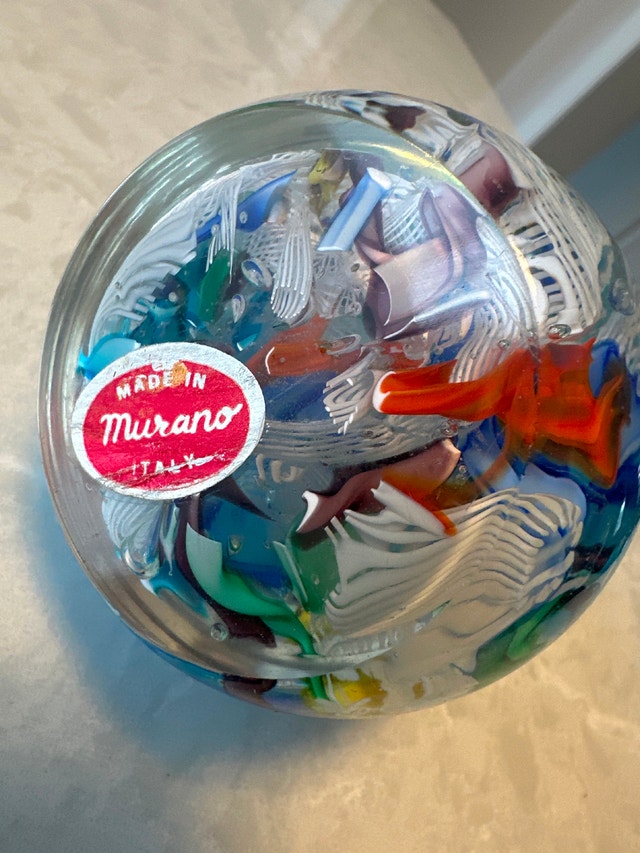 Murano Vintage Art Glass Paperweight - photo 5
