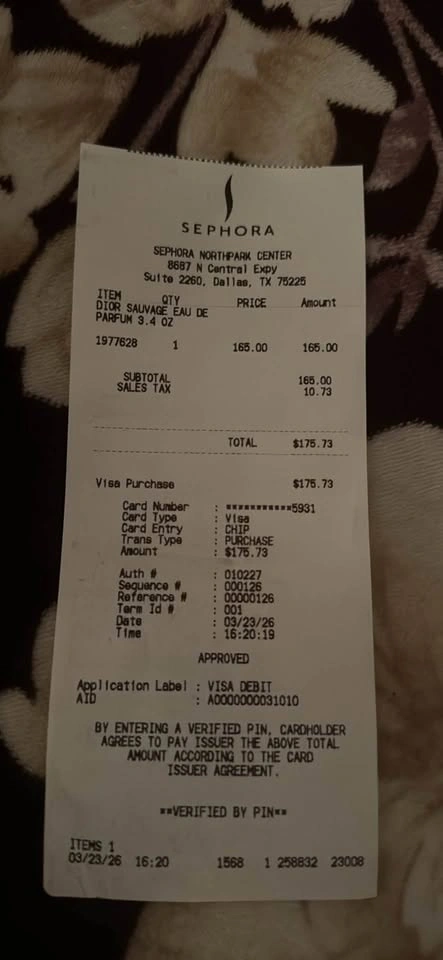 DS EDP 100ml with receipt - photo 4