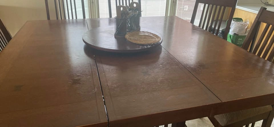 Dinning table with solid wood - photo 5