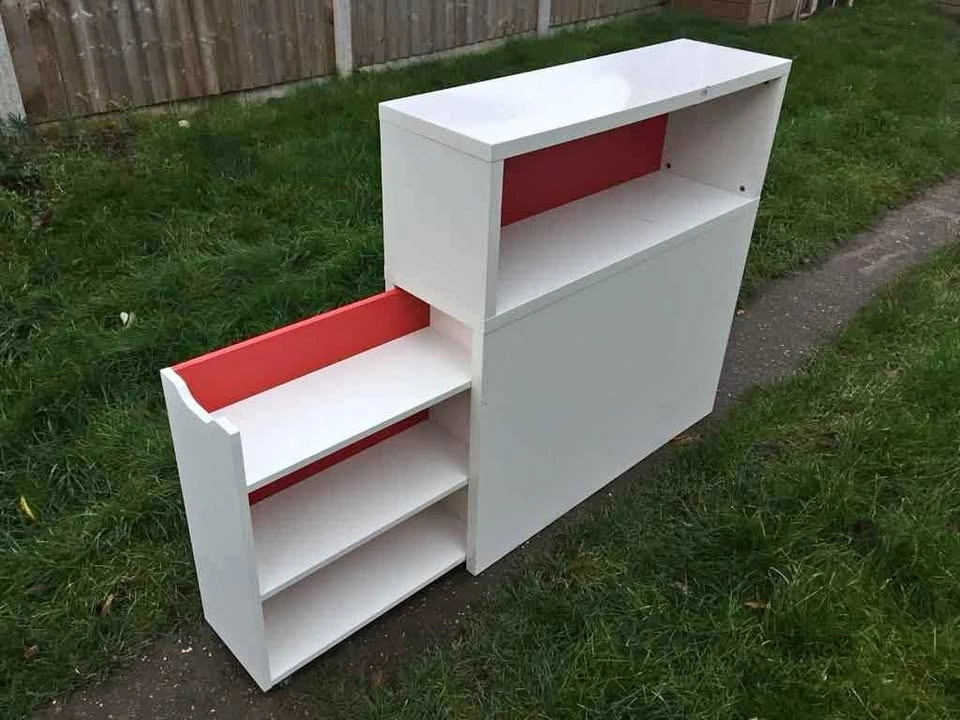Ikea Flaxa Headboard with Storage Unit