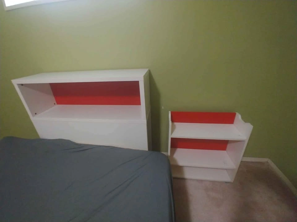 Ikea Flaxa Headboard with Storage Unit - photo 2