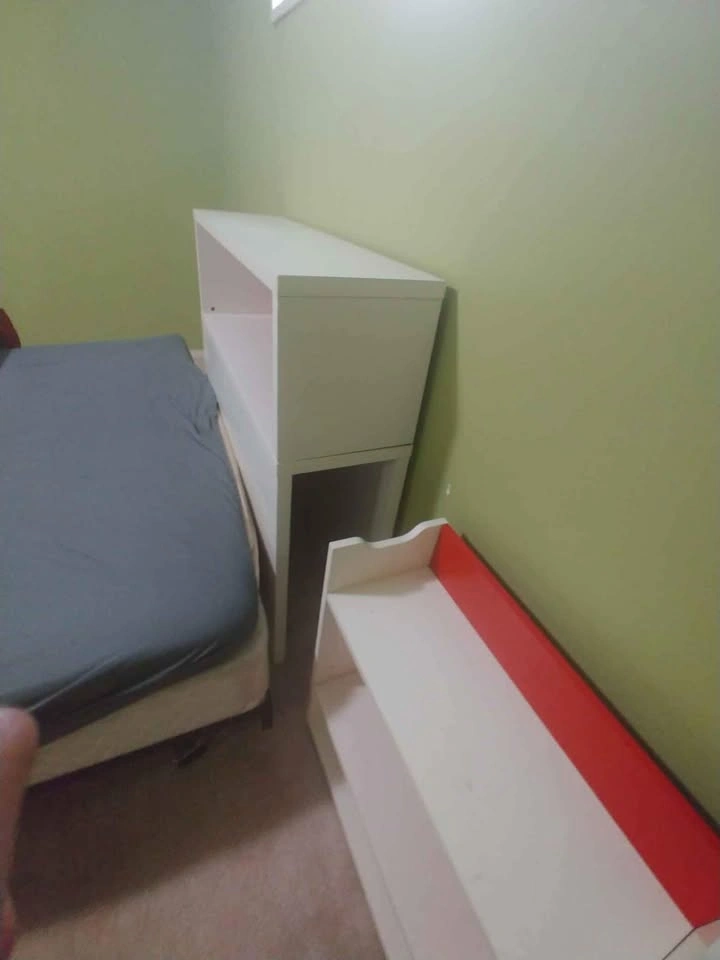 Ikea Flaxa Headboard with Storage Unit - photo 3