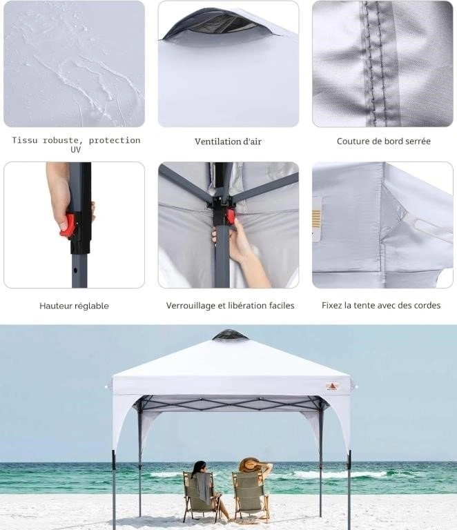 10x10 Pop Up Canopy Tent - White - New In Box - photo 5