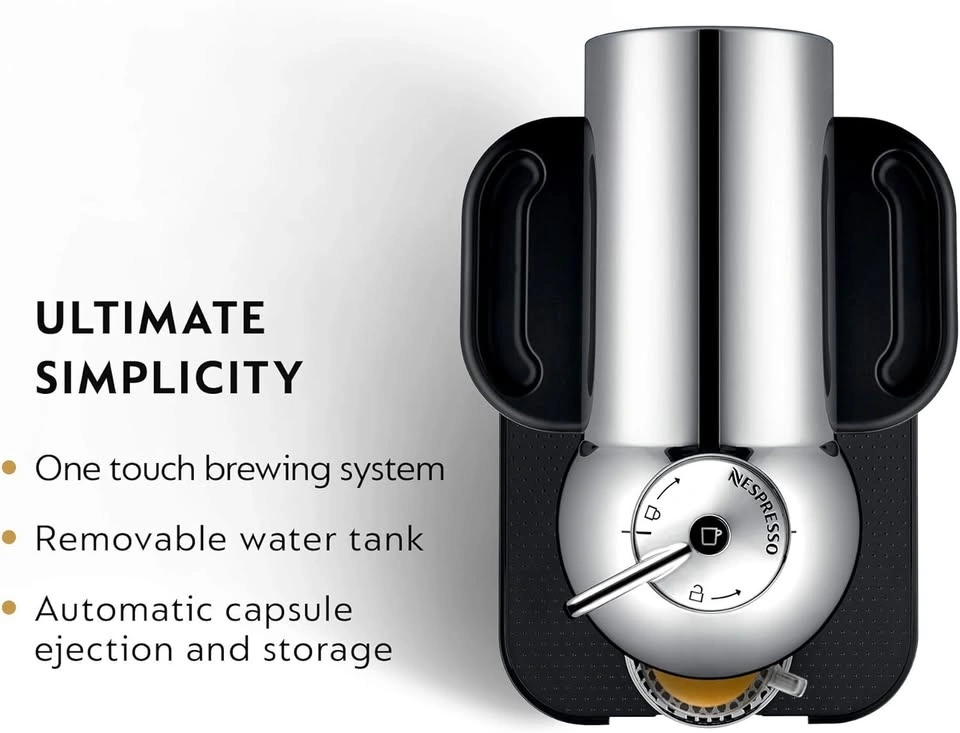 Nespresso Vertuo Coffee & Espresso Machine - Chrome - photo 3