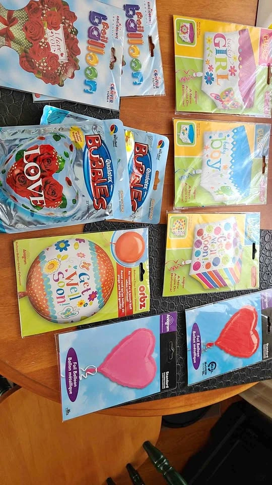 Helium balloons