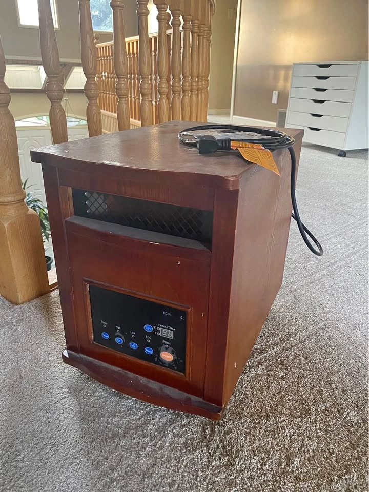 Infrared heater with remote