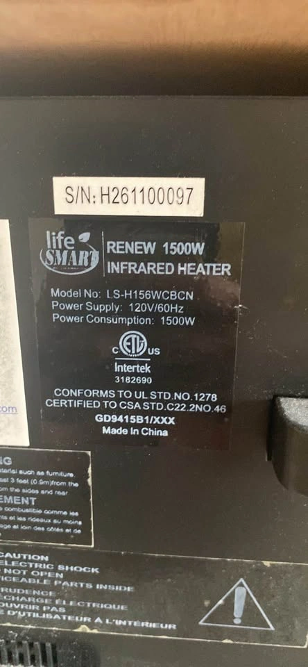 Infrared heater with remote - photo 4