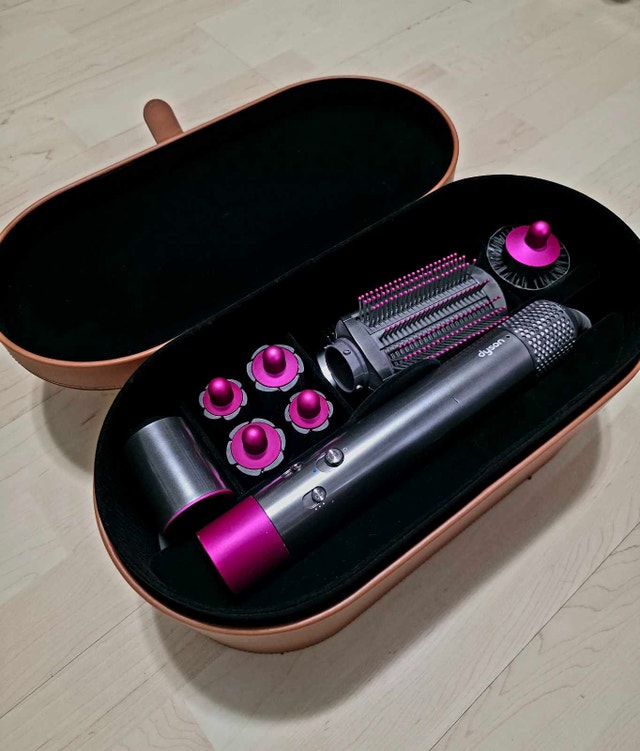Dyson Airwrap Complete Styler (Nickel/Fuchsia) - All Attachments