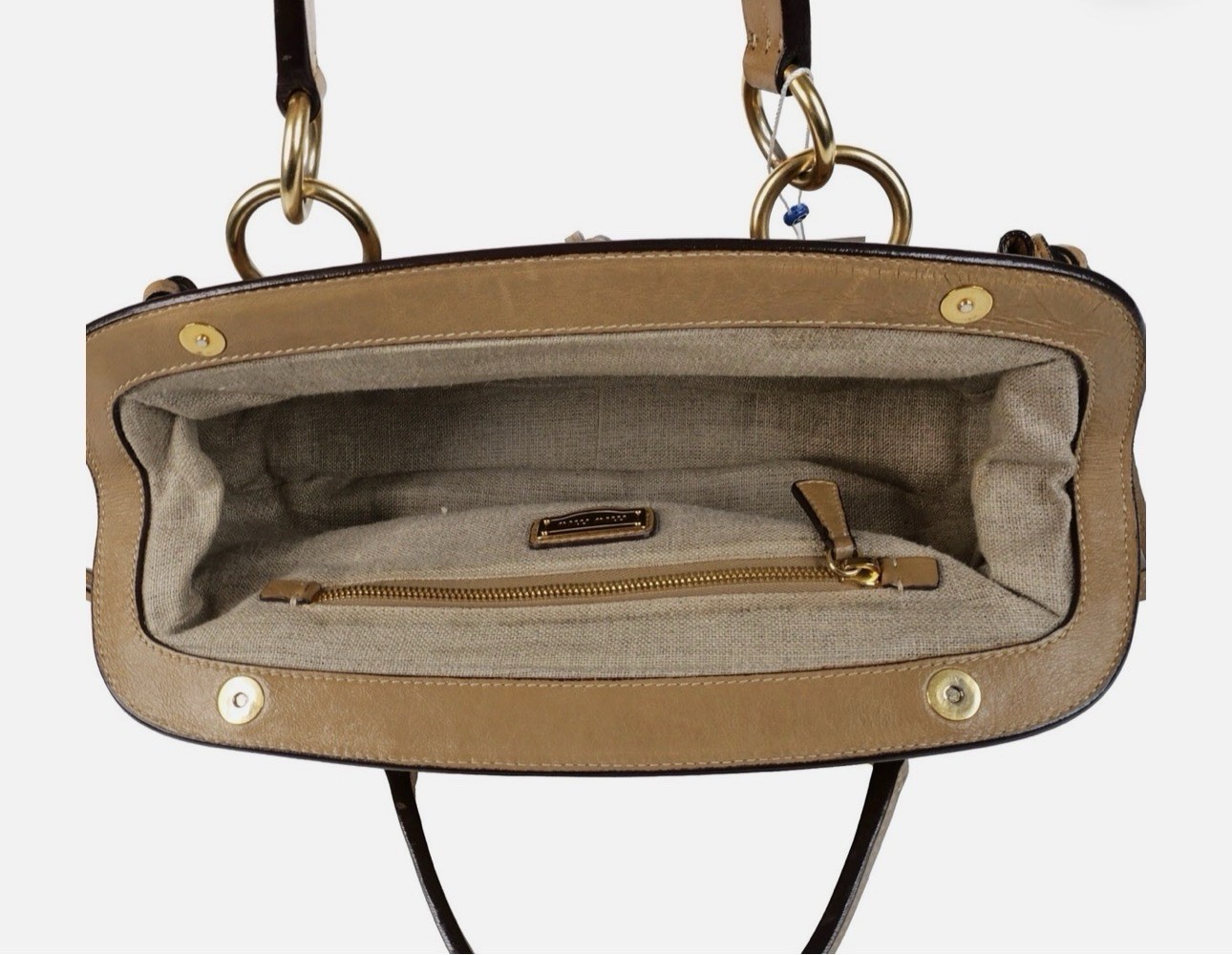 Miu Miu Beige Leather Shoulder Bag - Gold Hardware - photo 5