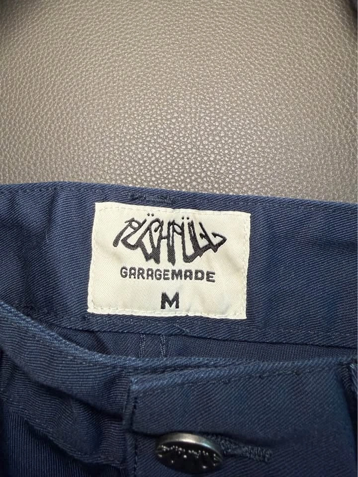 Pushpull GARAGEMADE Navy Embroidered Shorts Size M - photo 4