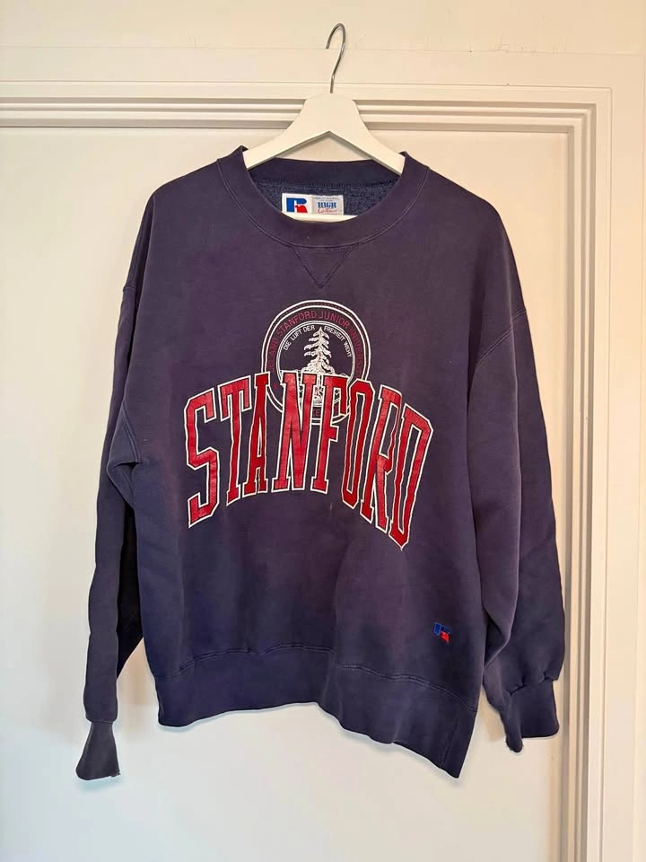 Russell Athletic Stanford Navy Crewneck Sweatshirt L