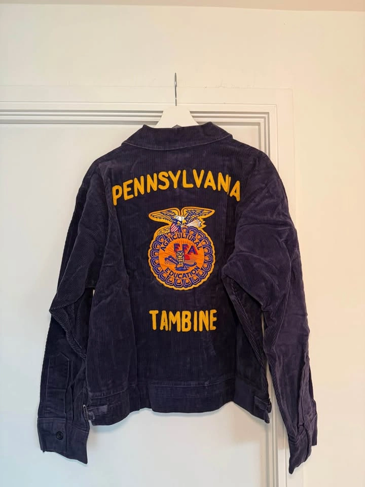 Vintage National FFA Corduroy Jacket Size 44 Embroidered - photo 2