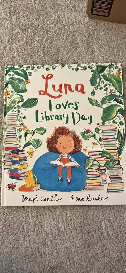 Luna Loves Library Day Kids hardcover