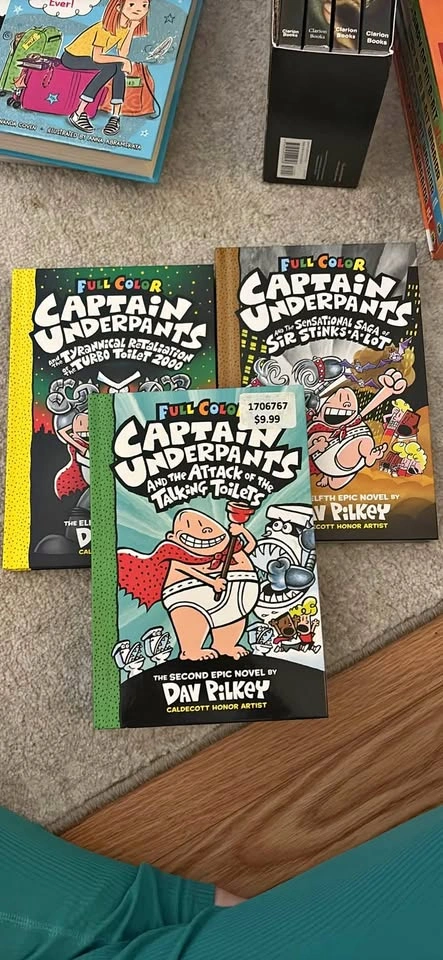Captain Underpants Books - Lot of 3