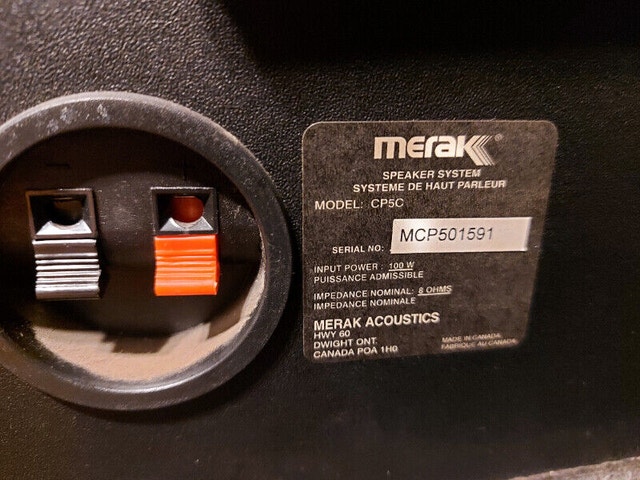 Merak Acoustics Speaker System 8 Ohm Left Right Center - photo 3