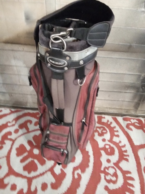 Touring Tourselect Red Brown Golf Carry Bag