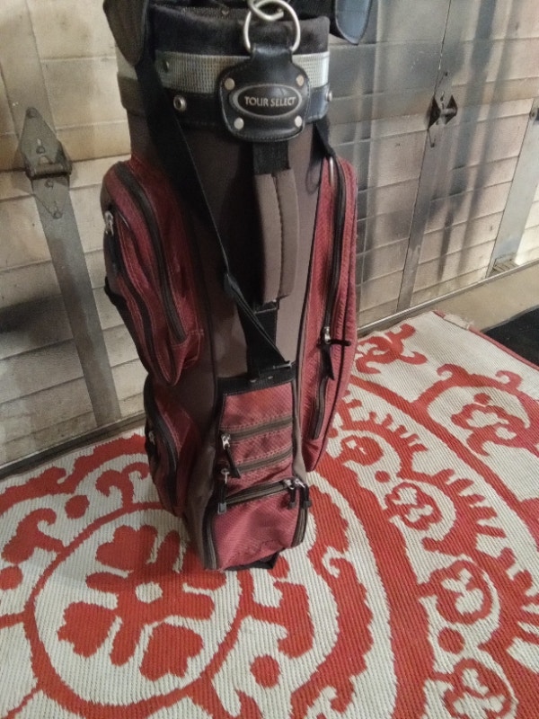 Touring Tourselect Red Brown Golf Carry Bag - photo 2