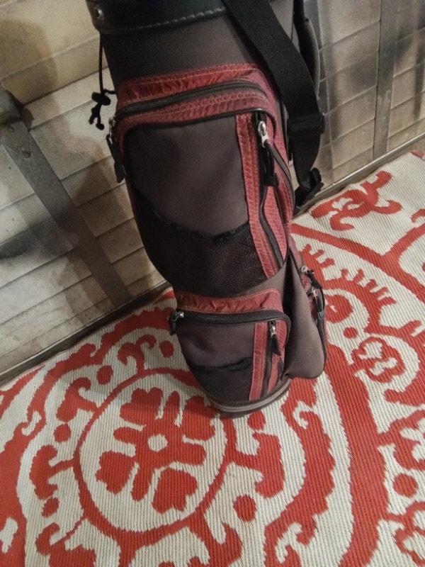 Touring Tourselect Red Brown Golf Carry Bag - photo 3