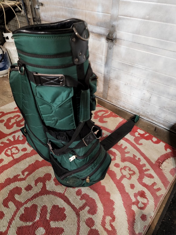 Big Large Green Golf Bag with Cooler Pocket - photo 2