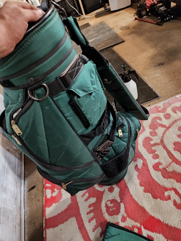 Big Large Green Golf Bag with Cooler Pocket - photo 5