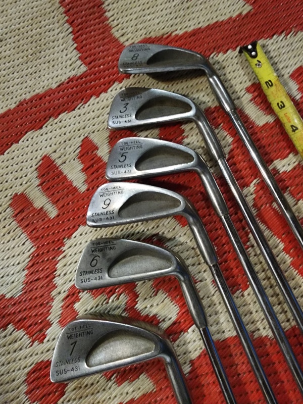 6 Golf Putters Golf Pride Toe-Heel Weighting Stainless
