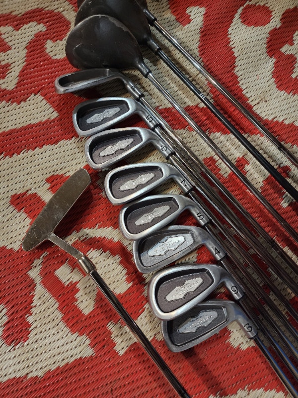 12 Golf Clubs Northwestern sys3tem Titanium matrix Trouble