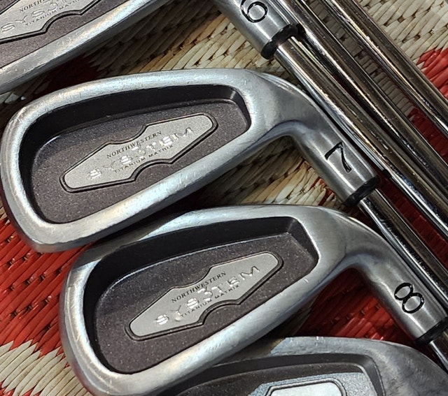 12 Golf Clubs Northwestern sys3tem Titanium matrix Trouble - photo 4