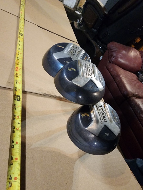 3 Golf Clubs Spalding Tour XL Drivers - photo 2
