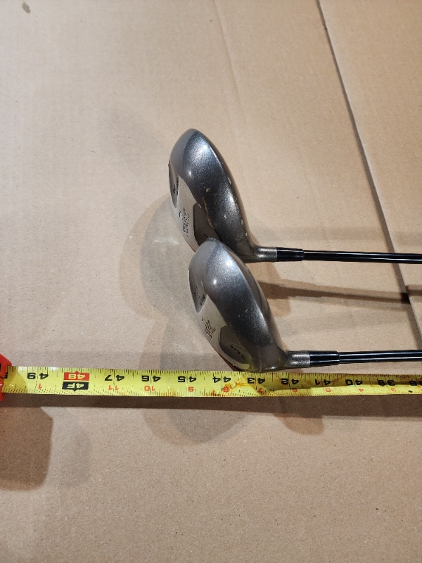 2 Left Handed Golf Clubs Golf Trends Ti Magic Titanium 1 & 3 - photo 2