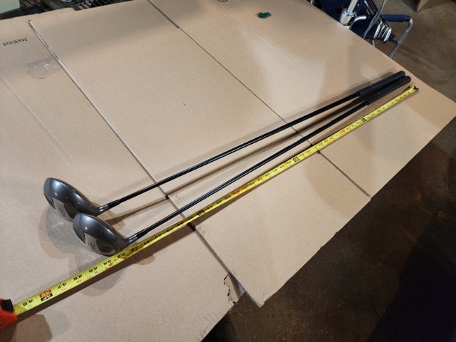 2 Left Handed Golf Clubs Golf Trends Ti Magic Titanium 1 & 3 - photo 3