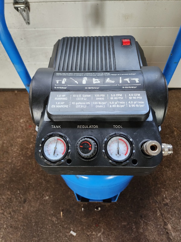 Mastercraft Portable Air Compressor 10 GAL 2HP - photo 5