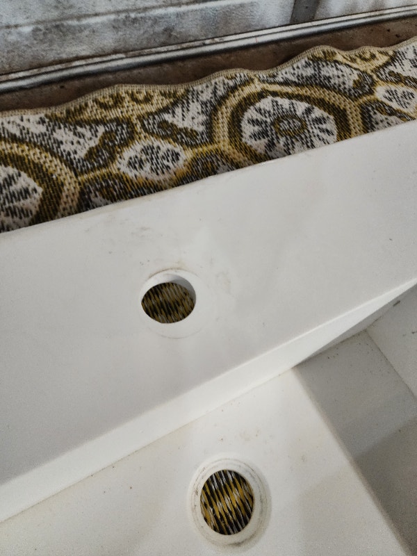 White Sink Rectangle Flat Countertop - photo 3