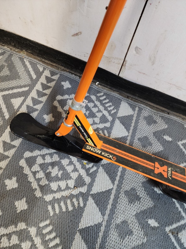 Orange Snow Scooter Downhill Slider - photo 3
