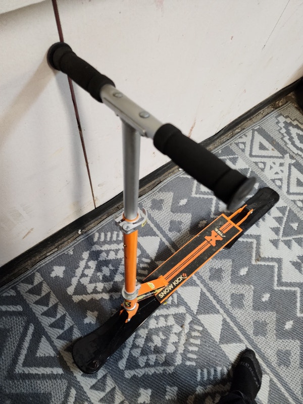 Orange Snow Scooter Downhill Slider - photo 5