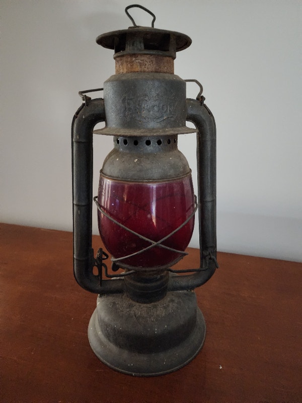 GSW Beacon Wind Proof Globe Kerosene Lantern early 1900s - photo 4