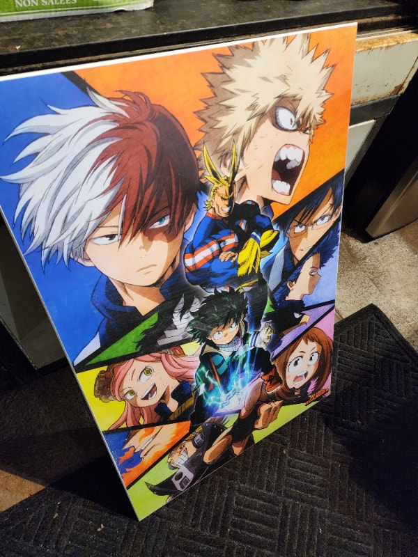 My Hero Academia Wood Poster Wall Hanging Art Picture - photo 2